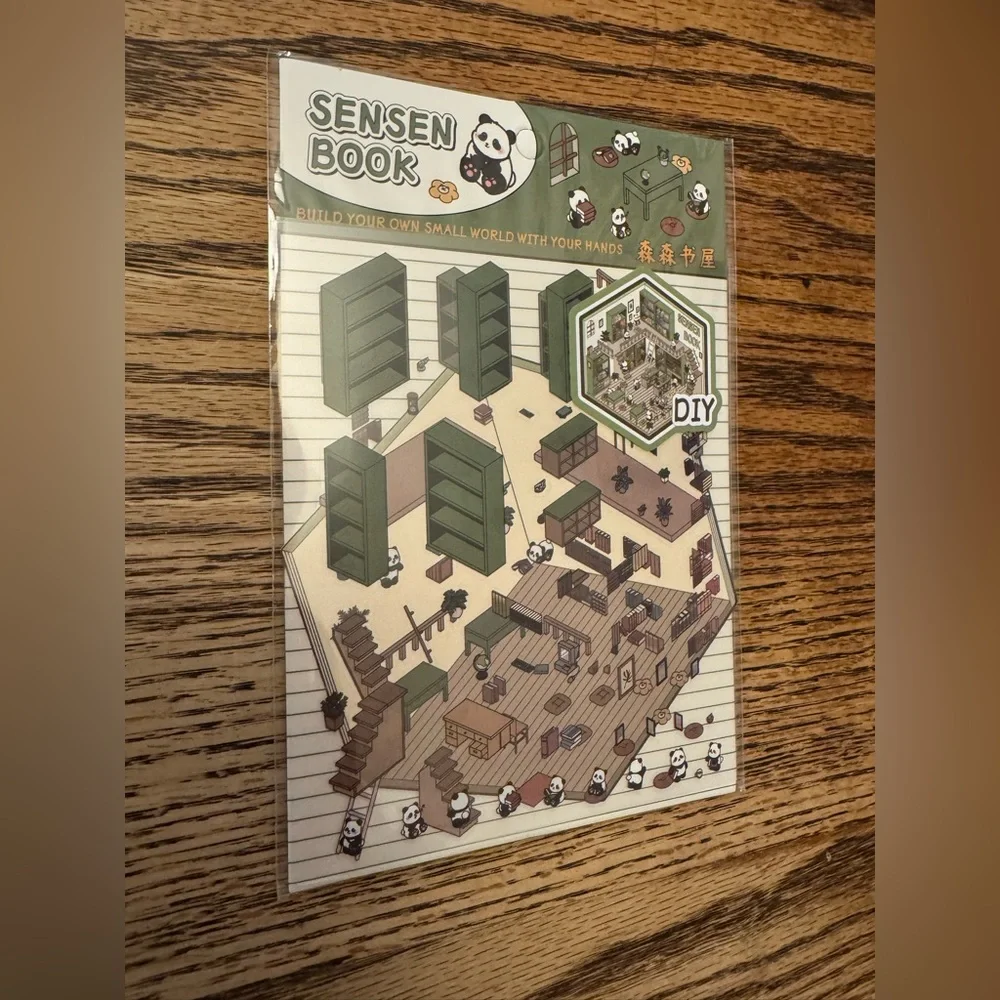DIY Sticker Set - Sushi Store, Coco Coffee, Loft Apartment, Sensen Book.